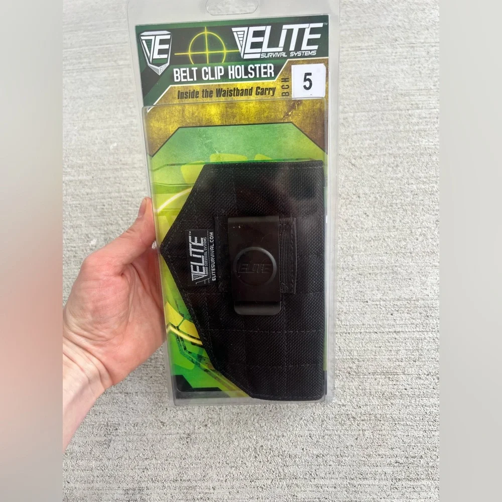 Elite Survival Systems Belt Clip Holster Size 5 Inside Waistband Carry New